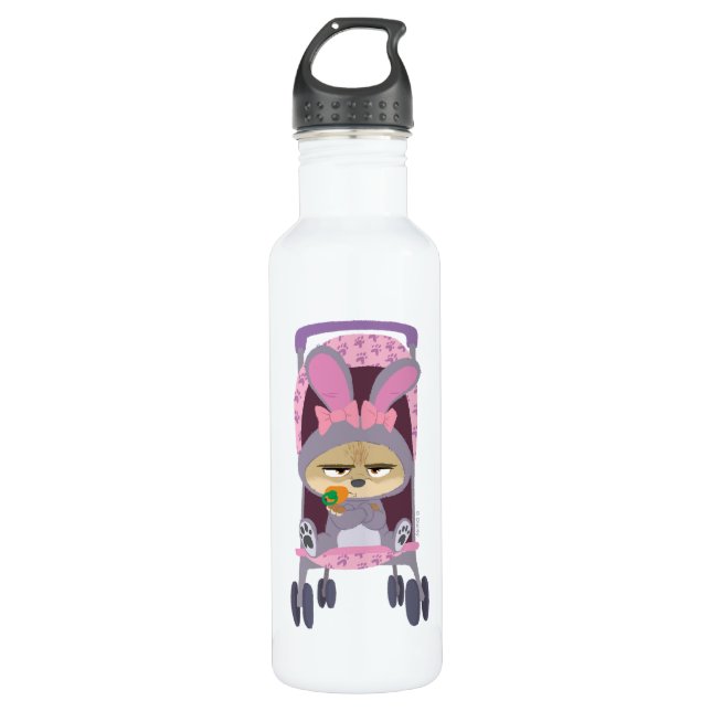 Finnick  - Baby Bunny Stroller Stainless Steel Water Bottle (Front)