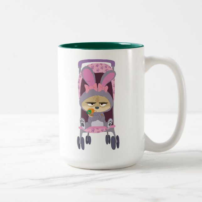 Finnick  - Baby Bunny Stroller Two-Tone Coffee Mug (Right)