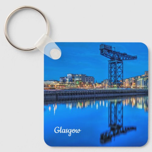 Finnieston Crane Glasgow Scotland Keyring