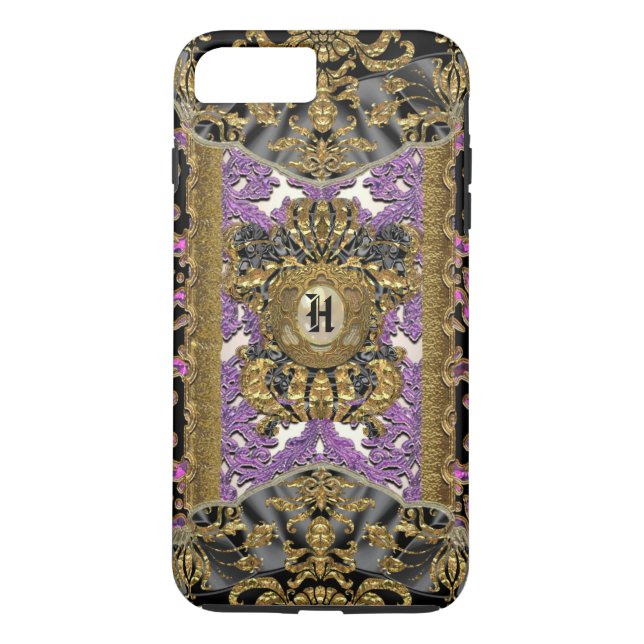 Finnigan Havette Victorian Monogram Plus Case-Mate iPhone Case (Back)