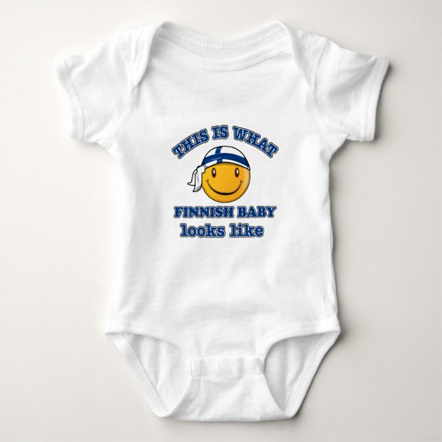 Finnish baby designs bodysuit (Front)