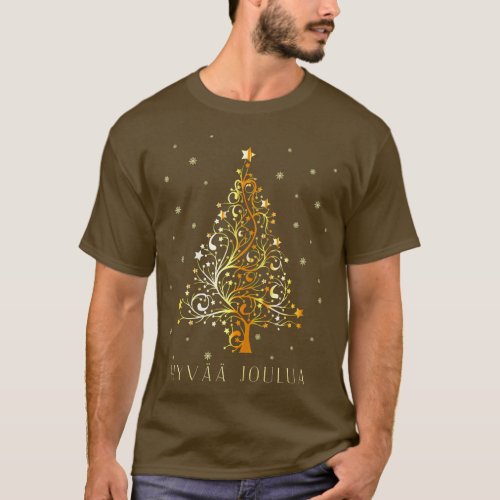 Finnish Christmas Tree Finland Ornament Decoration T_Shirt