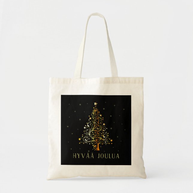 Finnish Christmas Tree Finland Ornament Decoration Tote Bag (Front)