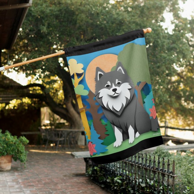 FINNISH-ed  Lapphund House Flag (Creator Uploaded)