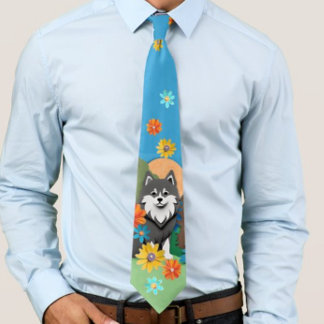 FINNISH-ed  Lapphund Neck Tie