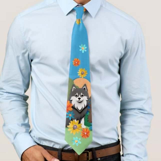FINNISH-ed  Lapphund Neck Tie (Creator Uploaded)