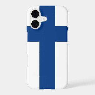 Finnish Flag Case, Finland fashion / sports iPhone 17 Case