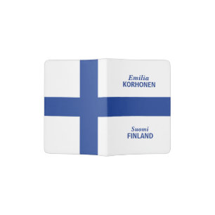Finnish Flag custom passport cover