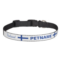 Finnish Flag custom pet collars