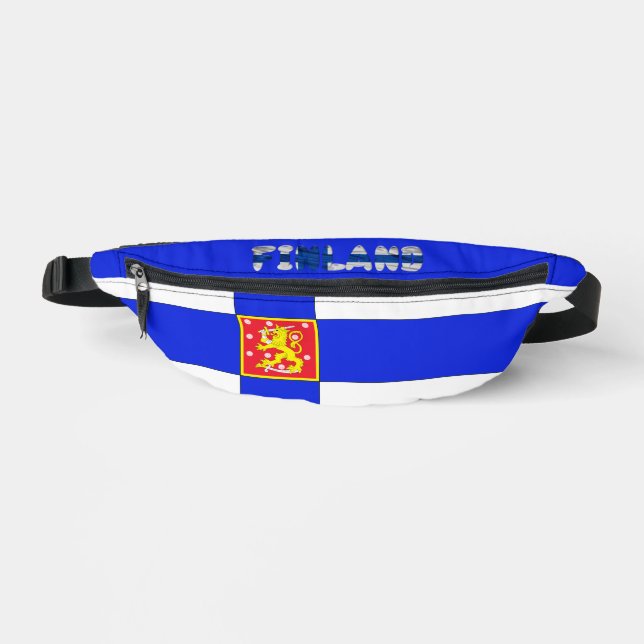 Finnish flag fanny pack (Front)