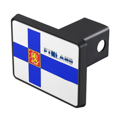 Finnish flag hitch cover