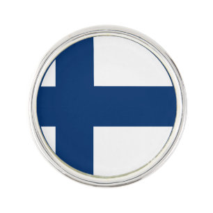 Finnish Flag Lapel Pin