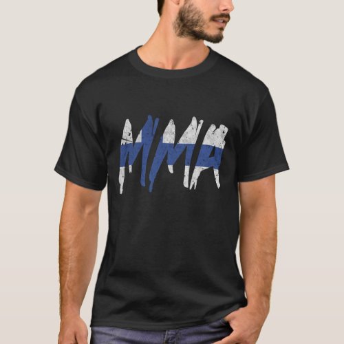 Finnish Flag MMA T_Shirt