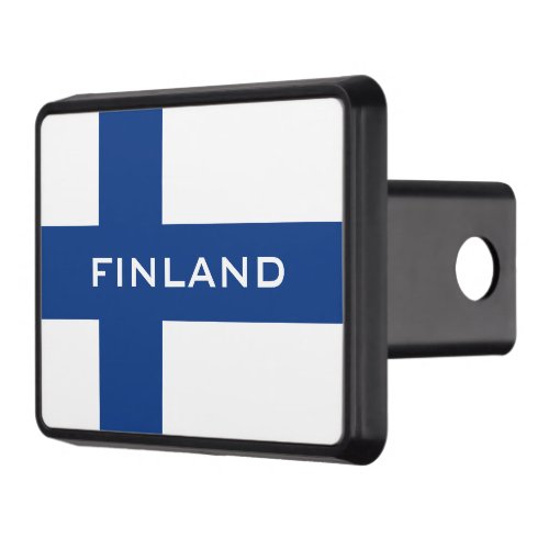 Finnish flag of Finland car trailer hitch cover