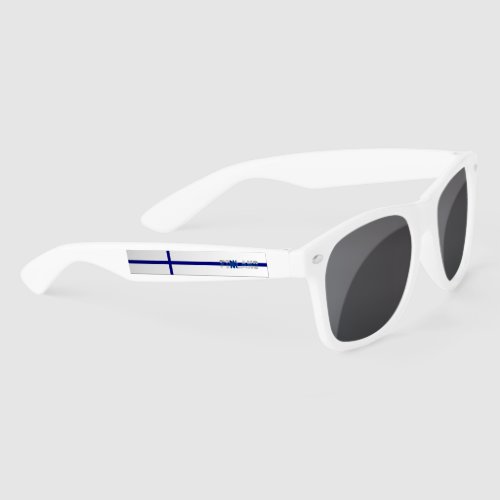 Finnish flag sunglasses