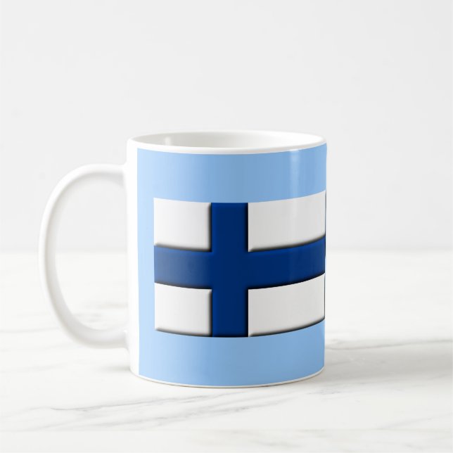 Finnish Flag Suomi Mug (Left)