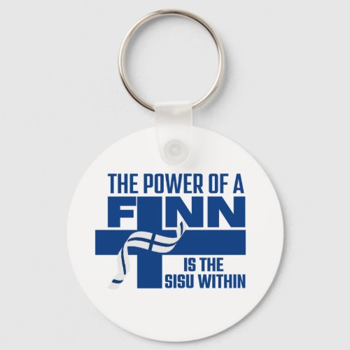 Finnish Gifts _ Power SISU Within Key Chain