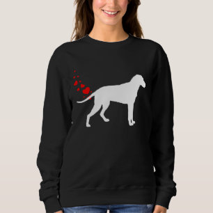 Finnish Hound Valentines Day Owner Heart Dog Farts Sweatshirt