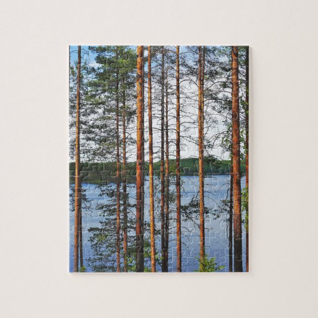 Finnish Lakeland Jigsaw Puzzle (Vertical)