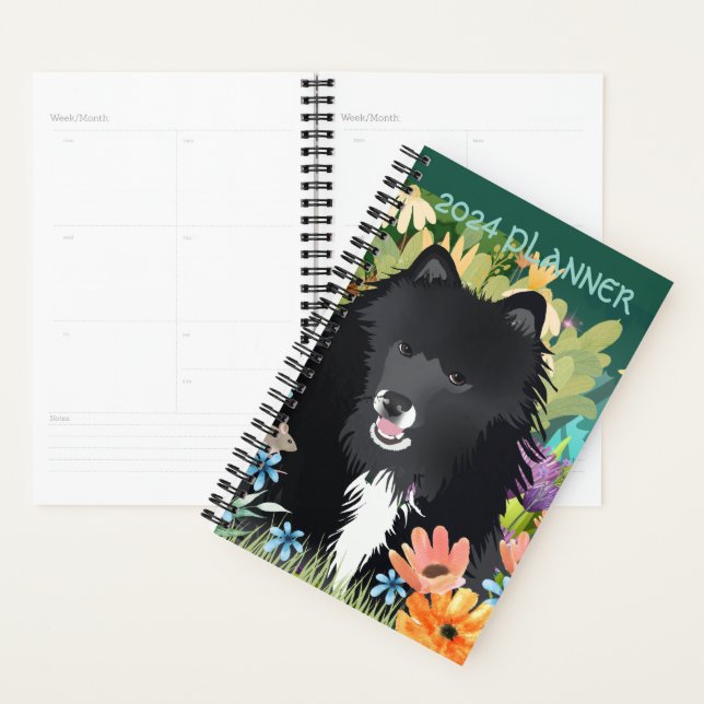 FINNISH LAPPHUND 2024 Daily Planner customize text (Display)