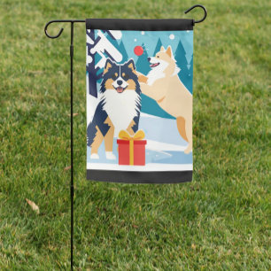 FINNISH LAPPHUND 2024 holiday Garden Flag