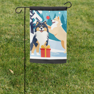 FINNISH LAPPHUND 2024 holiday Garden Flag