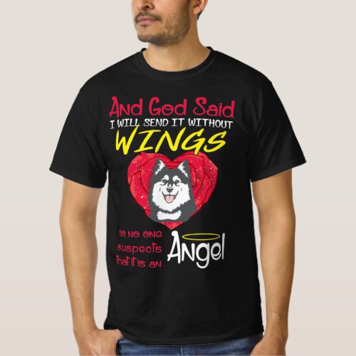 Finnish Lapphund Angel Without Wings Gift T_Shirt