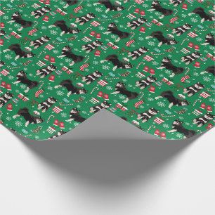 Finnish Lapphund christmas dog Wrapping Paper