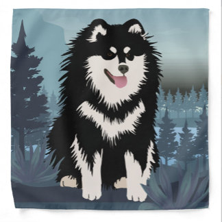 FINNISH LAPPHUND Furoshiki cloth scarf bandana