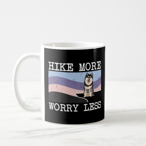 Finnish Lapphund Hike More Worry Less Graphic Hiki Coffee Mug
