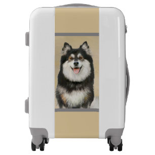 Finnish Lapphund Painting - Cute Original Dog Art Luggage