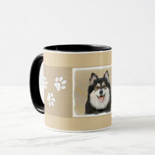 Finnish Lapphund Painting - Cute Original Dog Art Mug