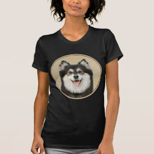 Finnish Lapphund Painting - Cute Original Dog Art T-Shirt