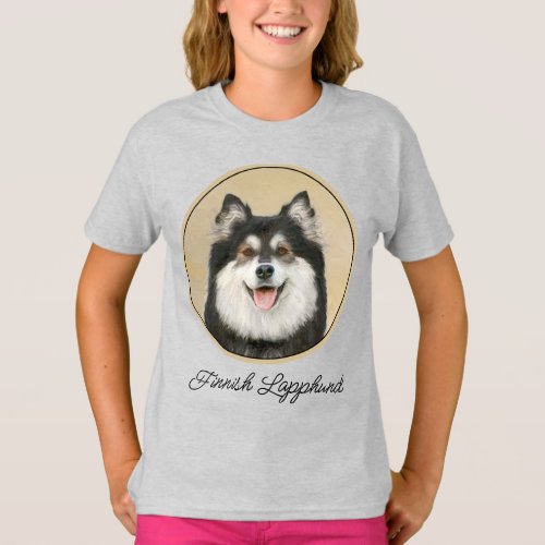 Finnish Lapphund Painting _ Cute Original Dog Art  T_Shirt