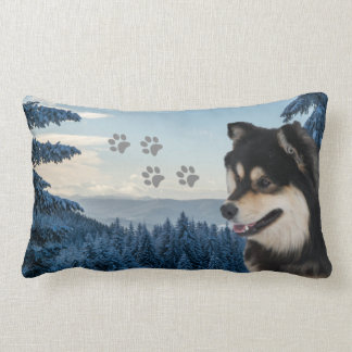 Finnish Lapphund Roni Lumbar Pillow