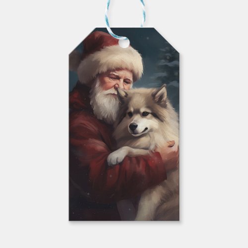 Finnish Lapphund Santa Claus Festive Christmas Gift Tags