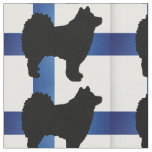 finnish lapphund silo flag-finland.png fabric