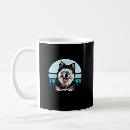 Finnish Lapphund Skiing Winter Mountain Ski Dog Lo Coffee Mug