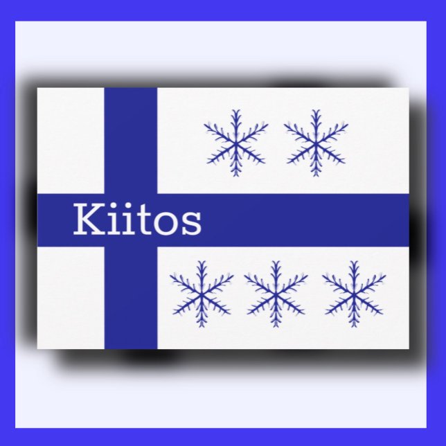 Finnish Letterpress Thank You Card (Creator Uploaded)