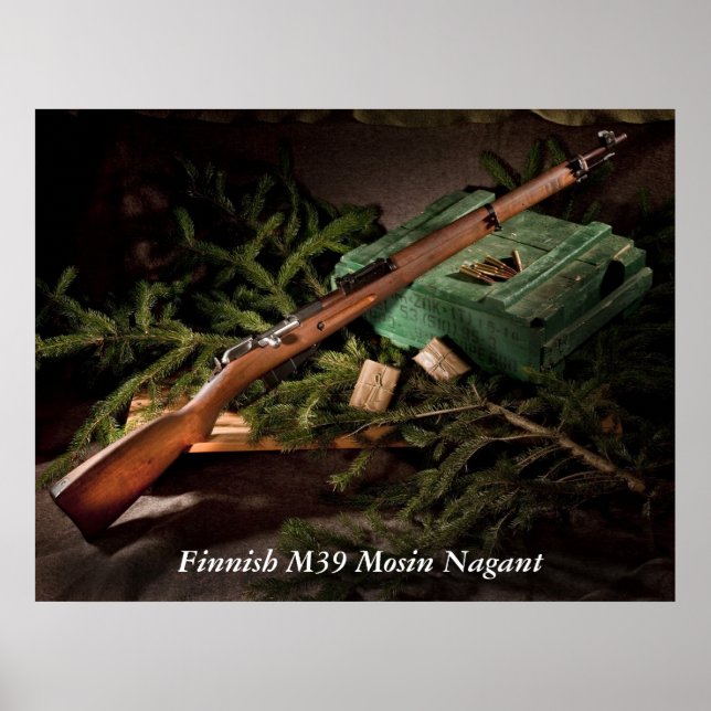 Finnish M39 Mosin Nagant Poster (Front)