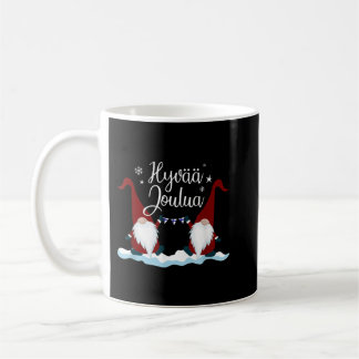 Finnish Merry Christmas Finland Gift Tee Hyvaa Jou Coffee Mug