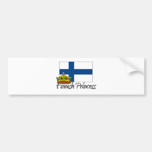 Finnish Princess Bumper Sticker