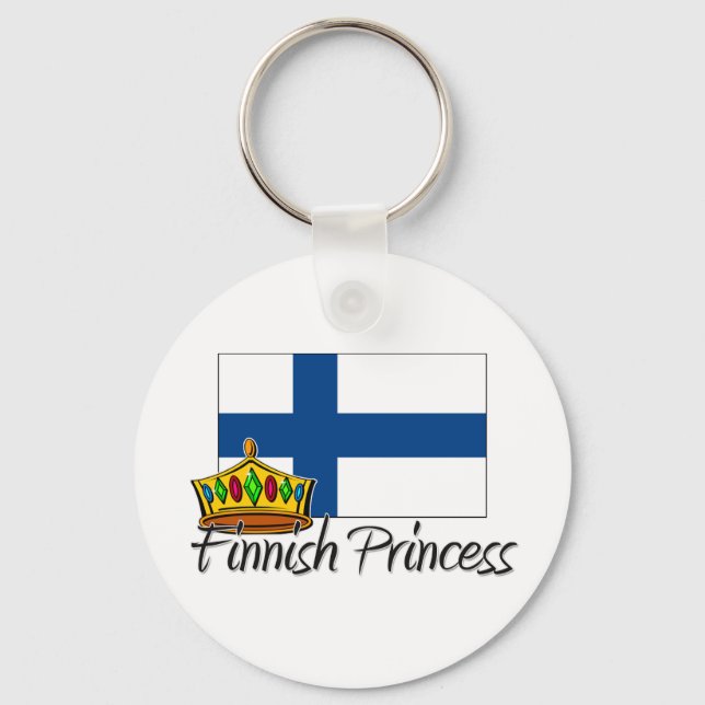 Finnish Princess Keychain (Front)