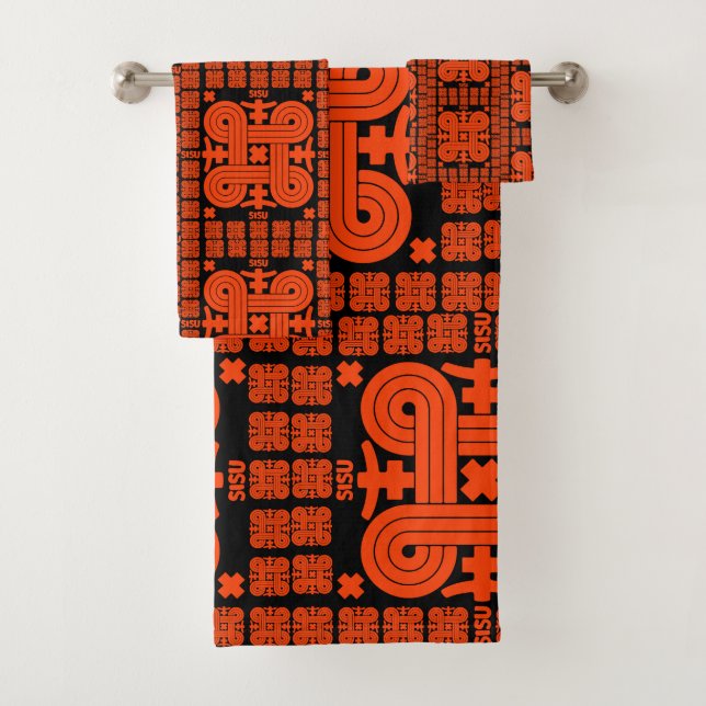 Finnish Sisu Art Bath Towel Set (Insitu)