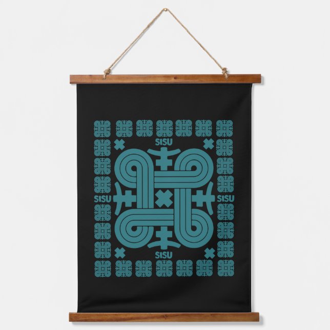 Finnish Sisu Art Hanging Tapestry (Front)