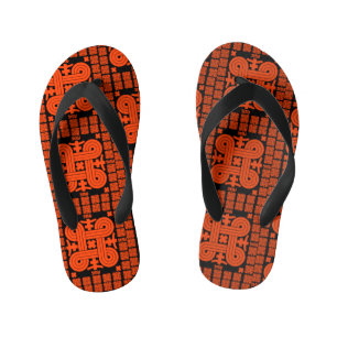 Finnish Sisu Art Kid's Flip Flops