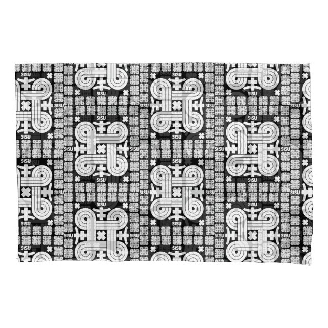 Finnish Sisu Art Pillow Case (Front)