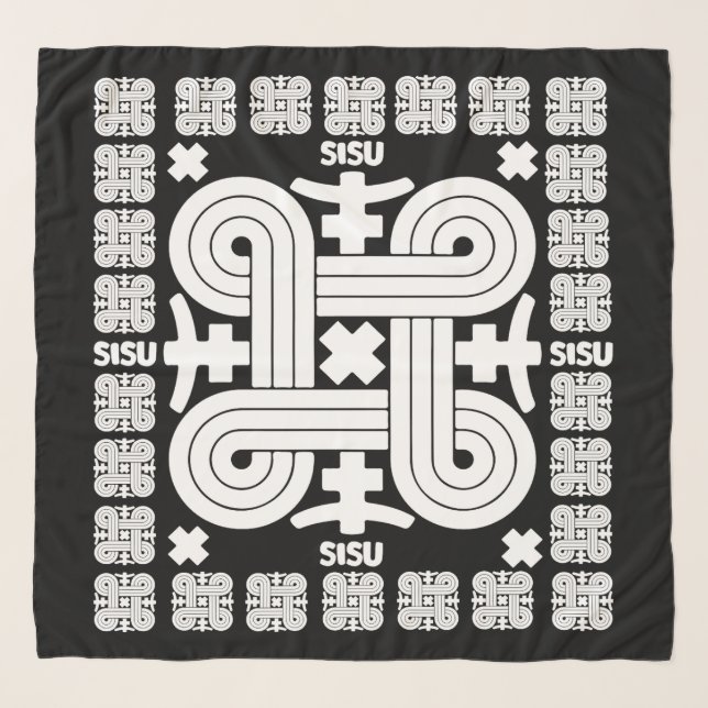 Finnish Sisu Art Scarf (Front)