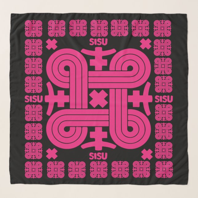 Finnish Sisu Art Scarf (Front)