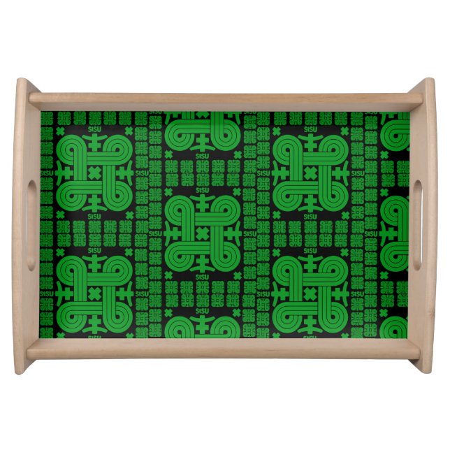 Finnish Sisu Art Serving Tray (Front)